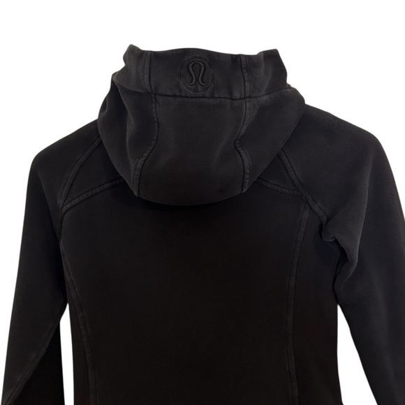 Lululemon Scuba Hoodie *Light Cotton Fleece Black- Size 6 - Picture 4 of 13